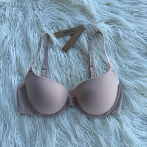 Skims Fits Everybody Push Up Demi Bra Mica Size 34C